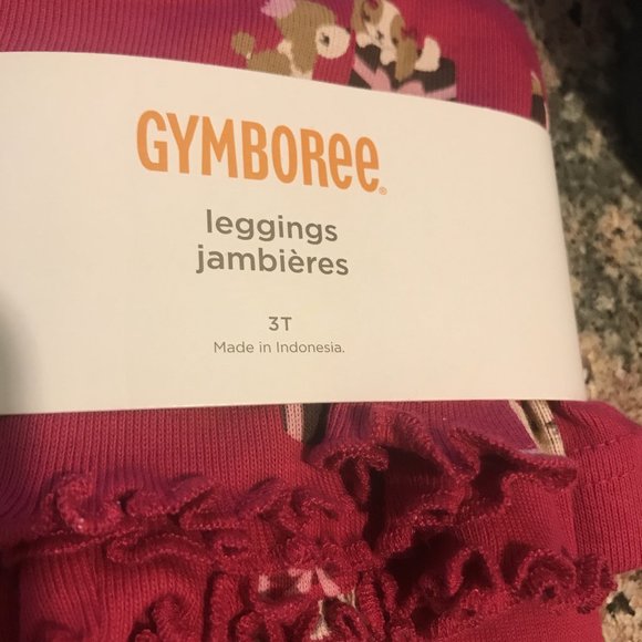 NWT Parisian chic leopard leggings 3t 3 Gymboree - Picture 4 of 4